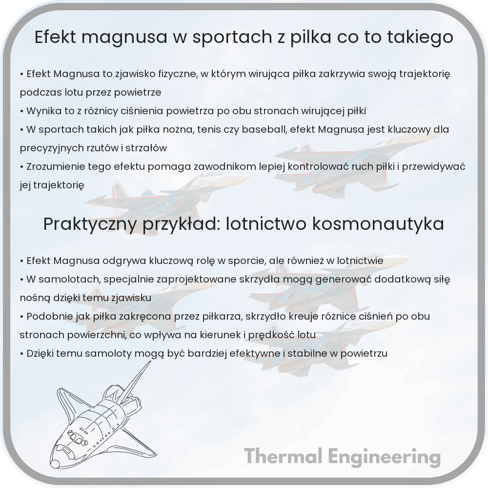 Efekt Magnusa w Sportach z Piłką: Co to Takiego?
