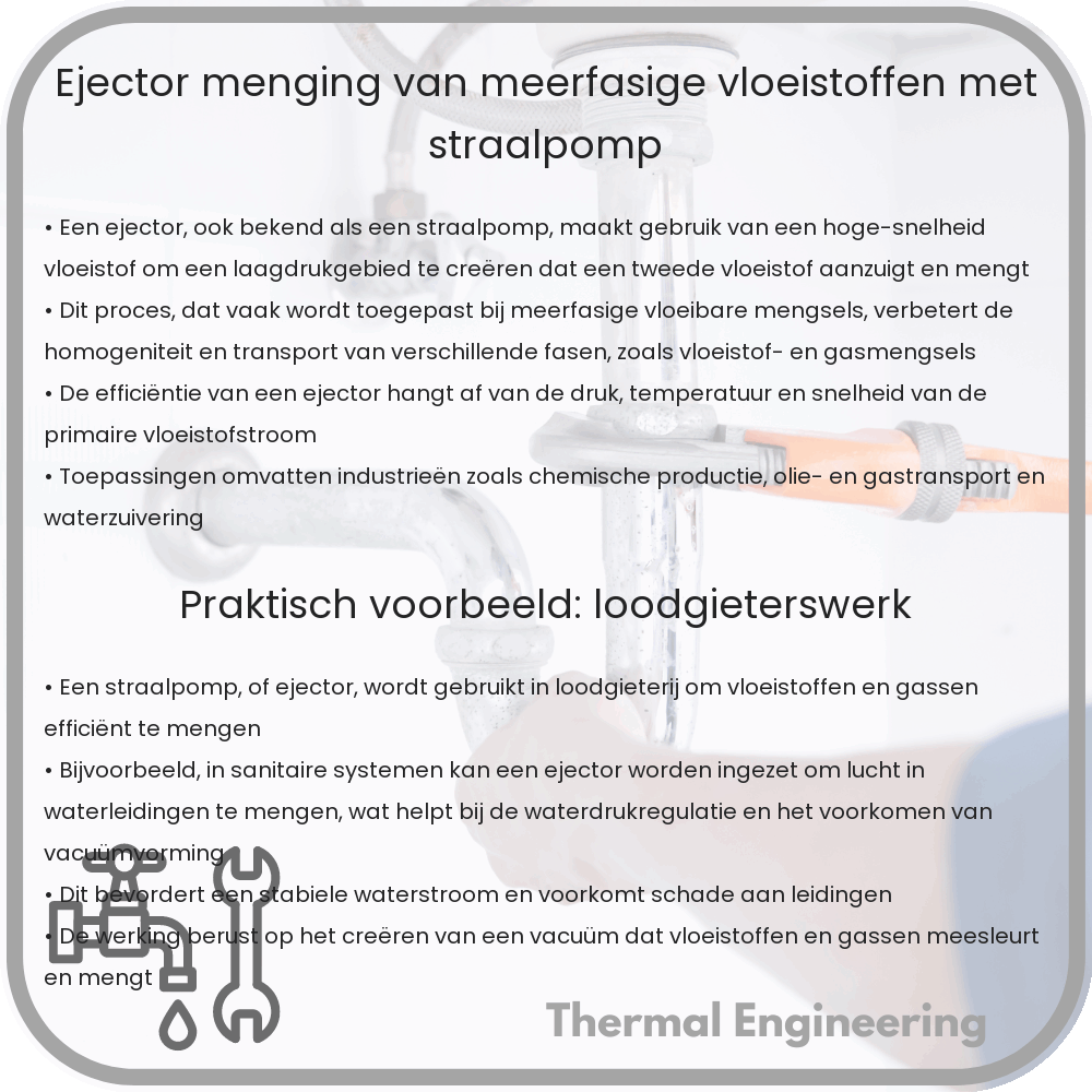 Ejector | Menging van Meerfasige Vloeistoffen met Straalpomp