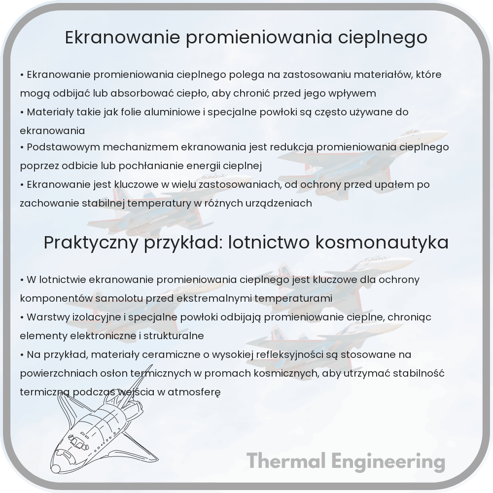 Ekranowanie promieniowania cieplnego