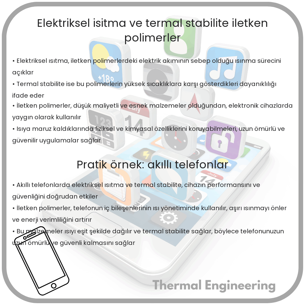Elektriksel Isıtma ve Termal Stabilite | İletken Polimerler