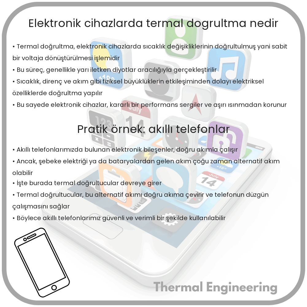 Elektronik Cihazlarda Termal Doğrultma Nedir?