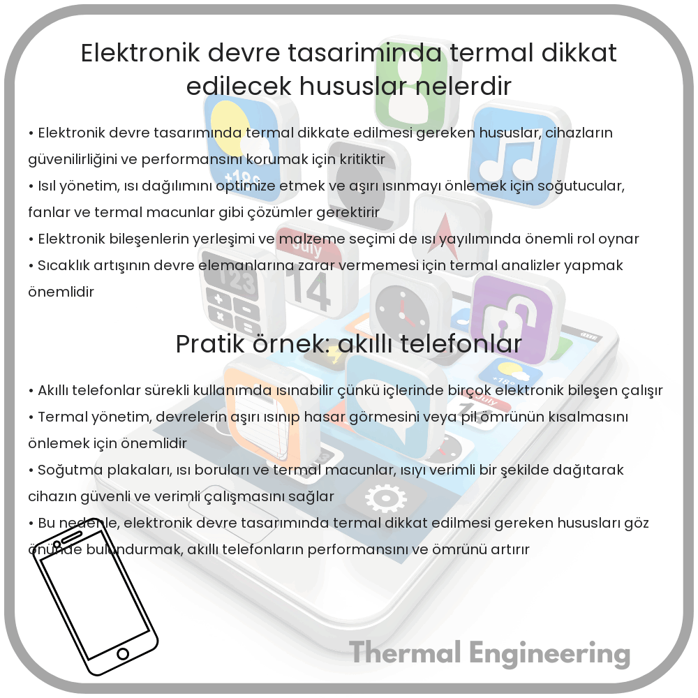 Elektronik Devre Tasarımında Termal Dikkat Edilecek Hususlar Nelerdir?