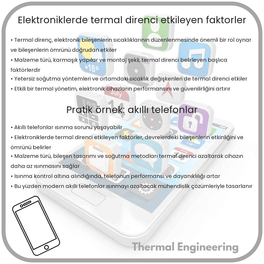 Elektroniklerde Termal Direnci Etkileyen Faktörler