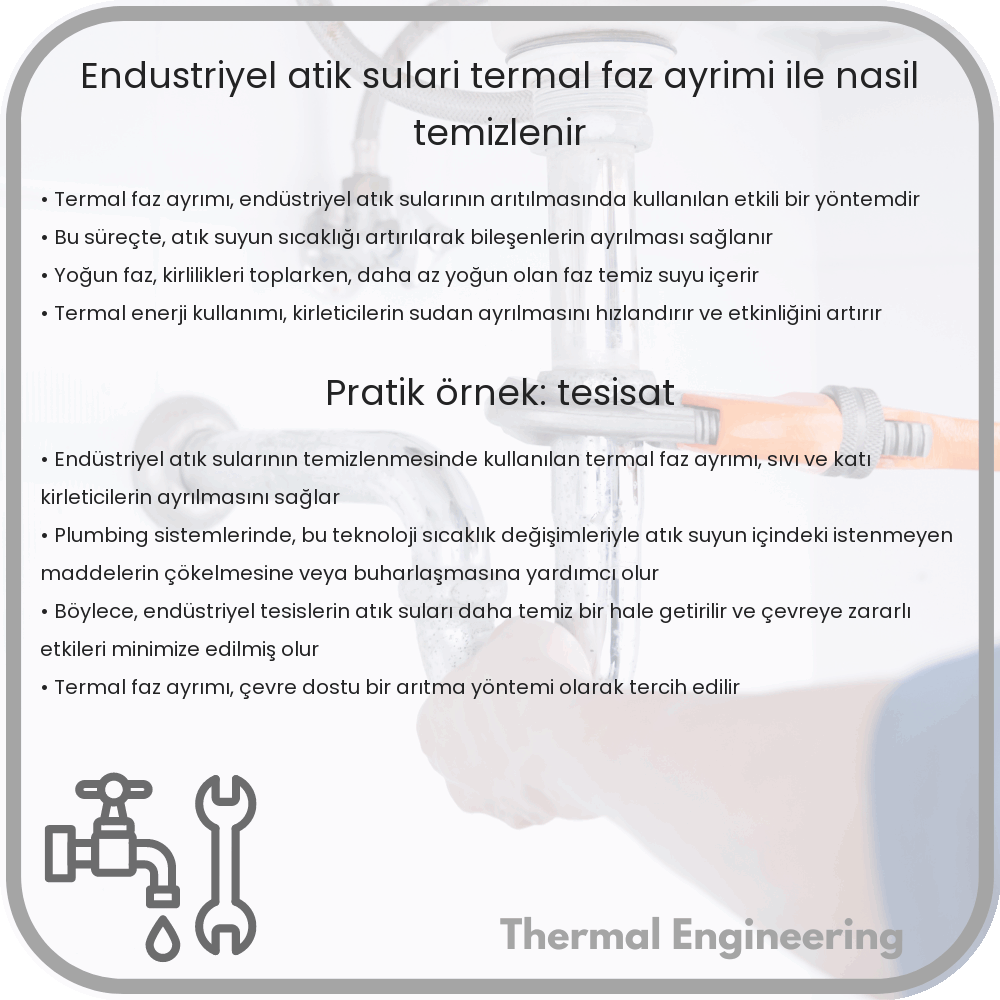 Endüstriyel Atık Suları Termal Faz Ayrımı ile Nasıl Temizlenir?