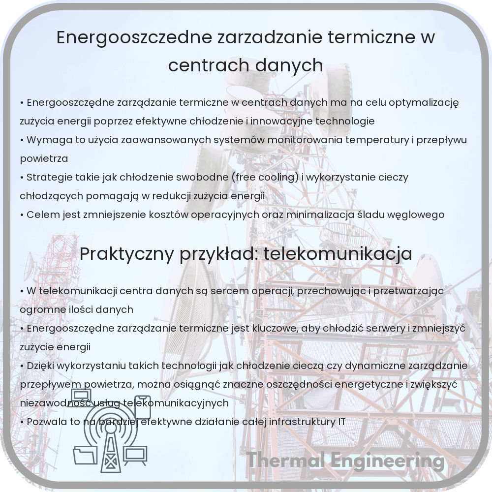 Energooszczędne zarządzanie termiczne w centrach danych