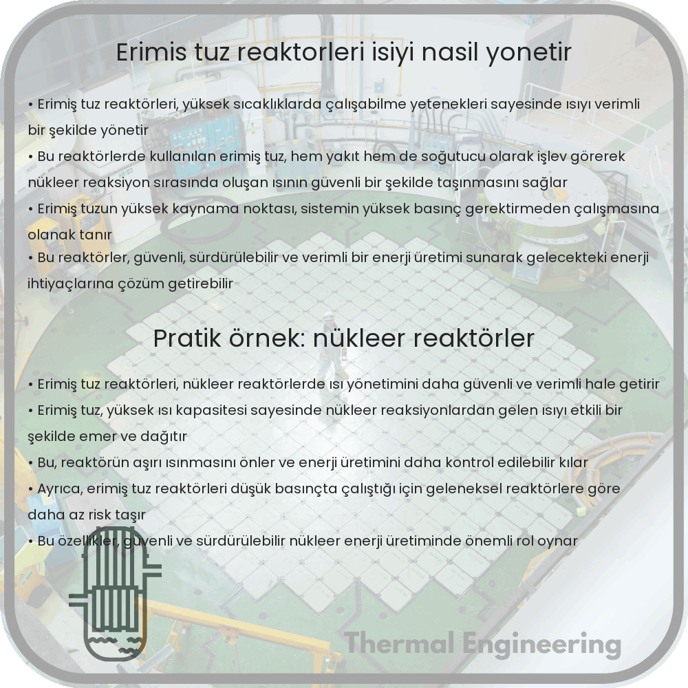 Erimiş Tuz Reaktörleri Isıyı Nasıl Yönetir?