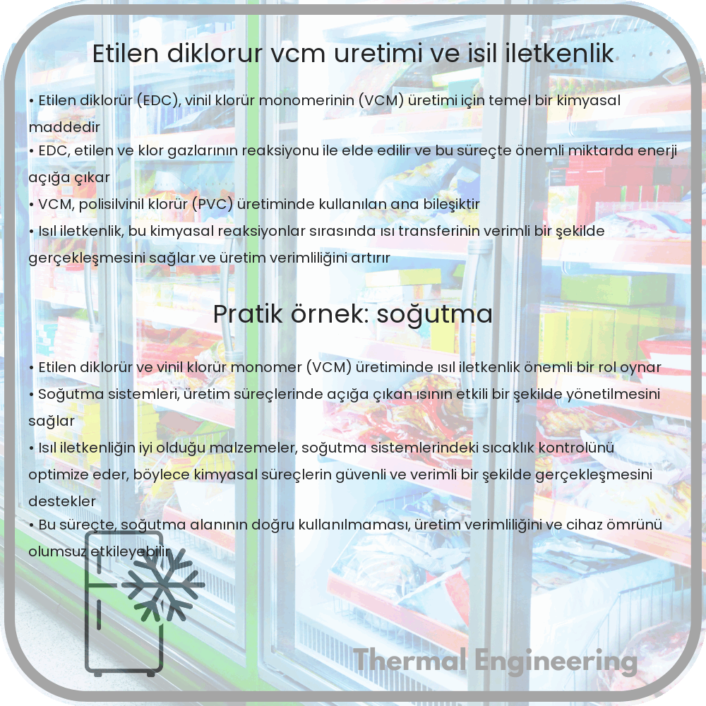 Etilen Diklorür | VCM Üretimi ve Isıl İletkenlik