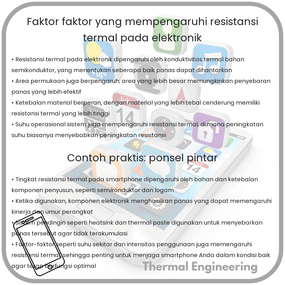 Faktor-Faktor yang Mempengaruhi Resistansi Termal pada Elektronik