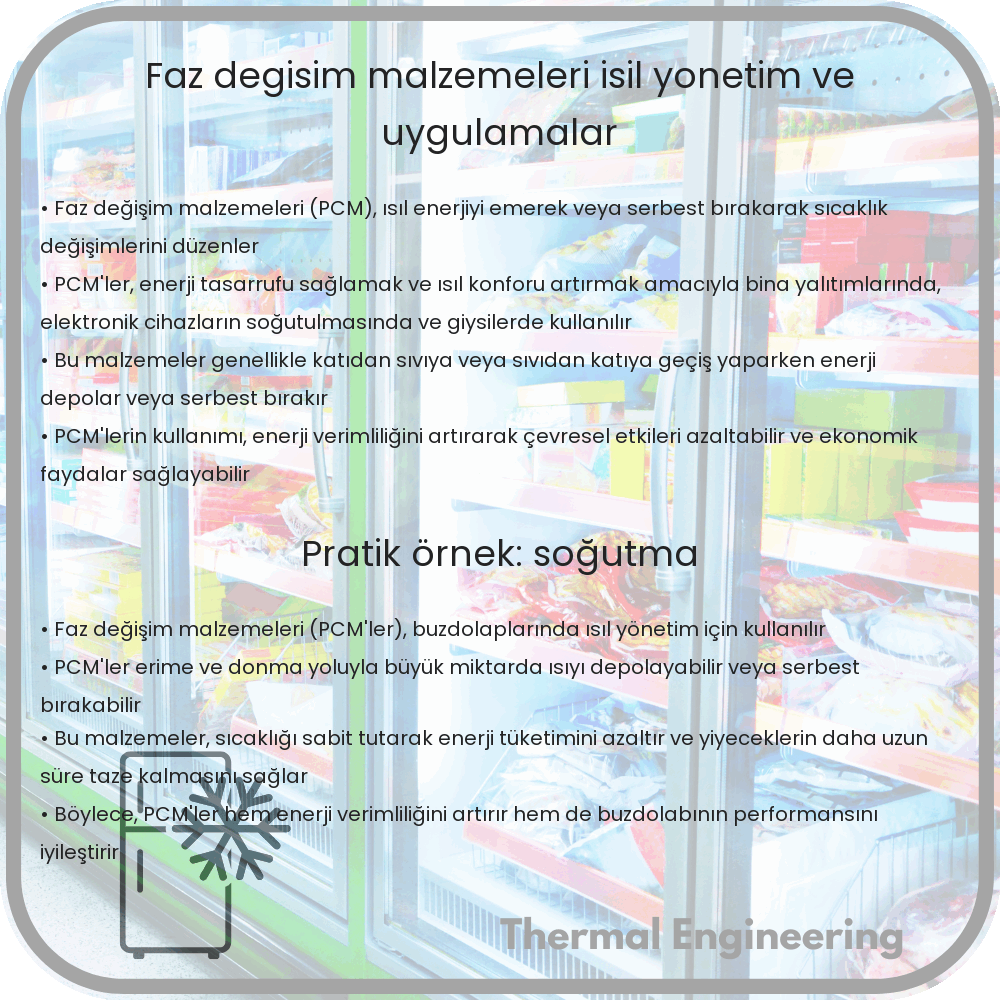 Faz Değişim Malzemeleri | Isıl Yönetim ve Uygulamalar