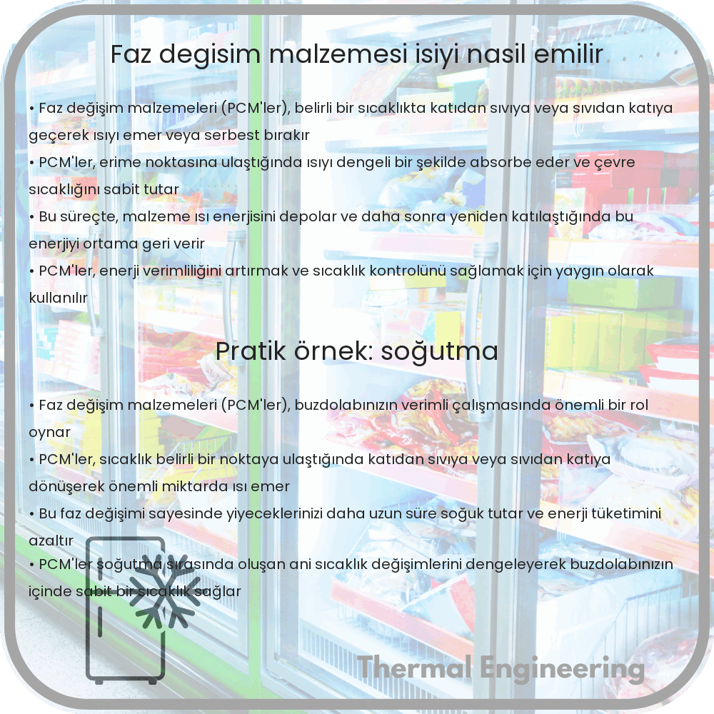 Faz Değişim Malzemesi Isıyı Nasıl Emilir?
