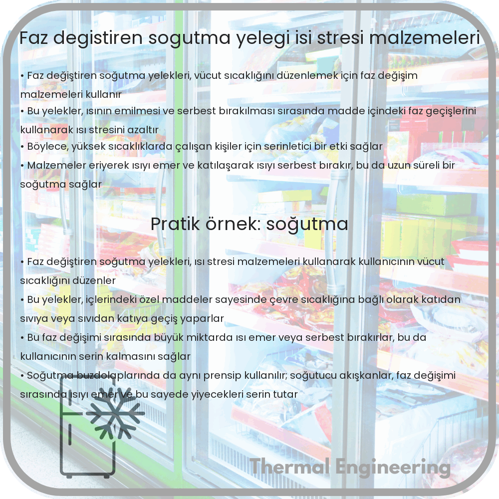 Faz Değiştiren Soğutma Yeleği | Isı Stresi Malzemeleri