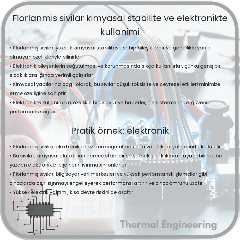 Florlanmış Sıvılar | Kimyasal Stabilite ve Elektronikte Kullanımı