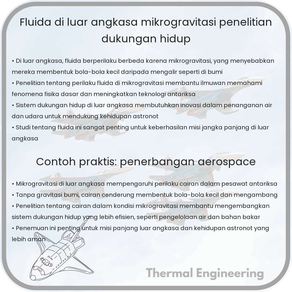 Fluida di Luar Angkasa | Mikrogravitasi, Penelitian & Dukungan Hidup