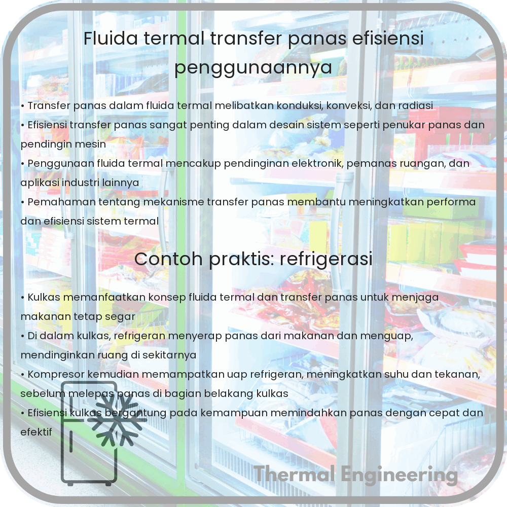 Fluida Termal Transfer Panas Efisiensi Penggunaannya