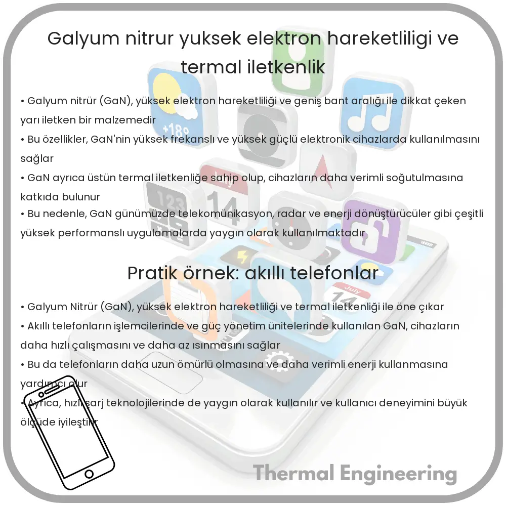 Galyum Nitrür | Yüksek Elektron Hareketliliği ve Termal İletkenlik