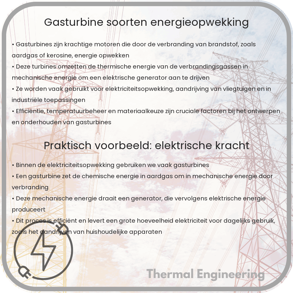 Gasturbine | Soorten Energieopwekking