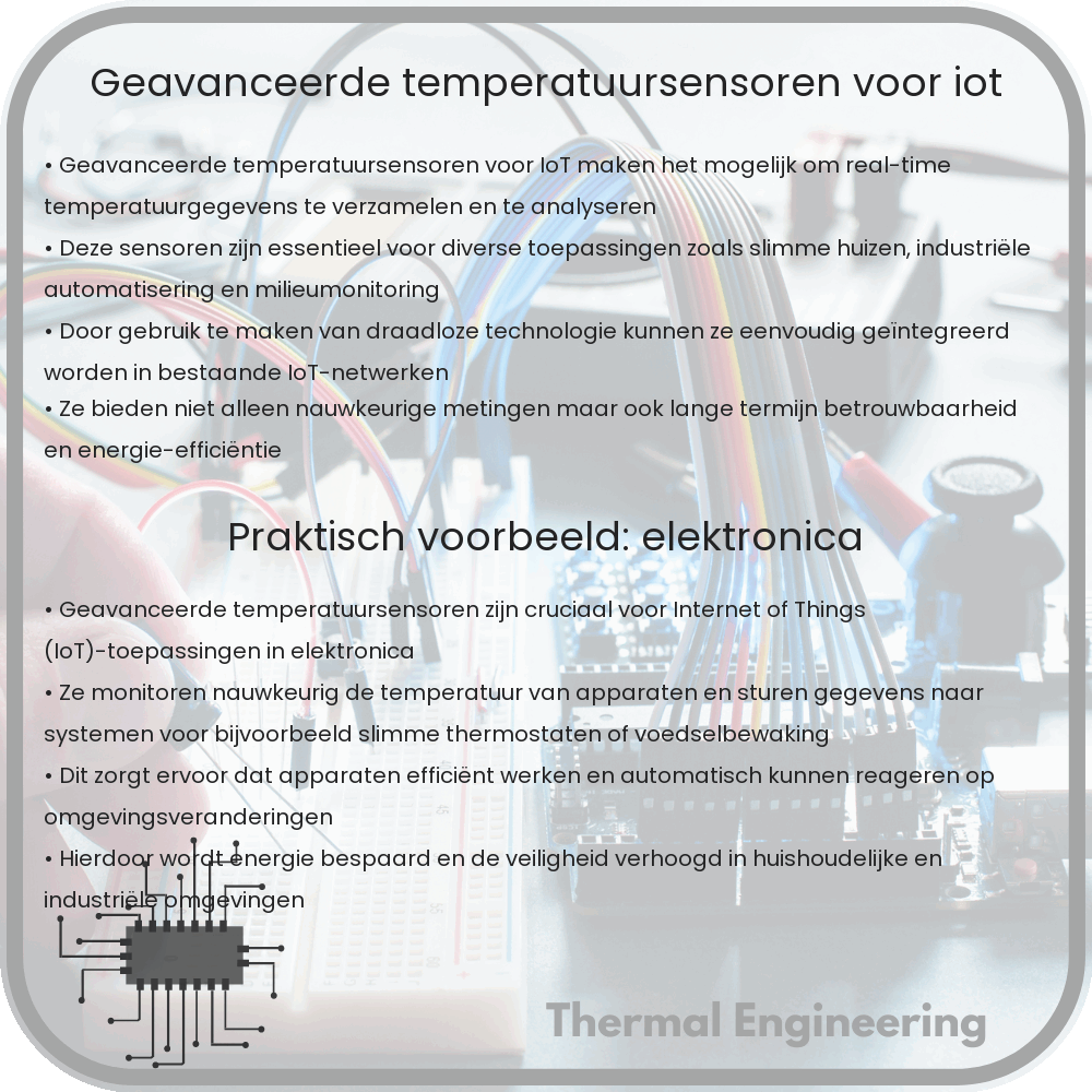 Geavanceerde temperatuursensoren voor IoT