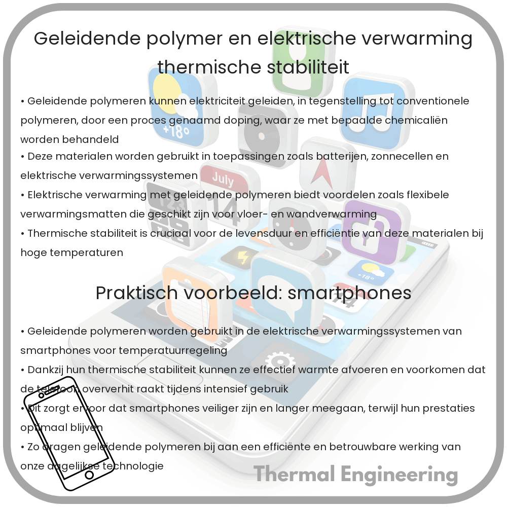 Geleidende Polymer en Elektrische Verwarming | Thermische Stabiliteit