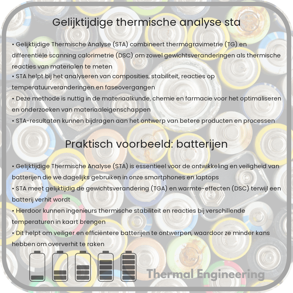 Gelijktijdige Thermische Analyse (STA)