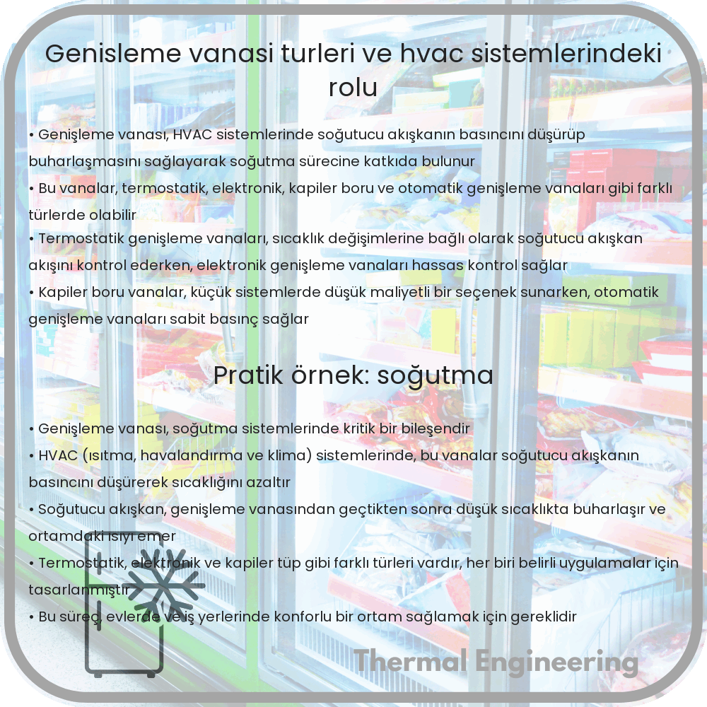 Genişleme Vanası | Türleri ve HVAC Sistemlerindeki Rolü