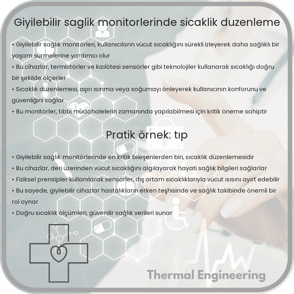 Giyilebilir Sağlık Monitörlerinde Sıcaklık Düzenleme