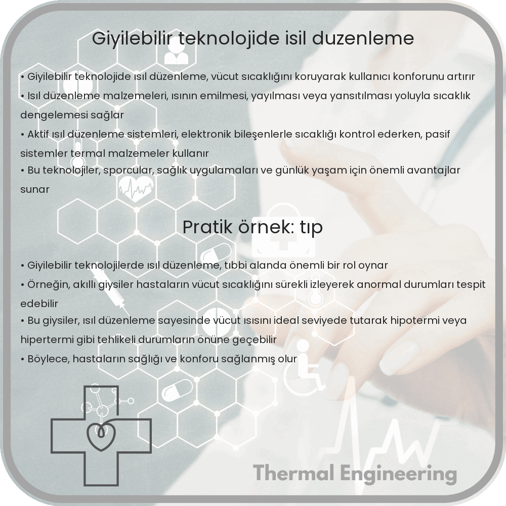 Giyilebilir Teknolojide Isıl Düzenleme