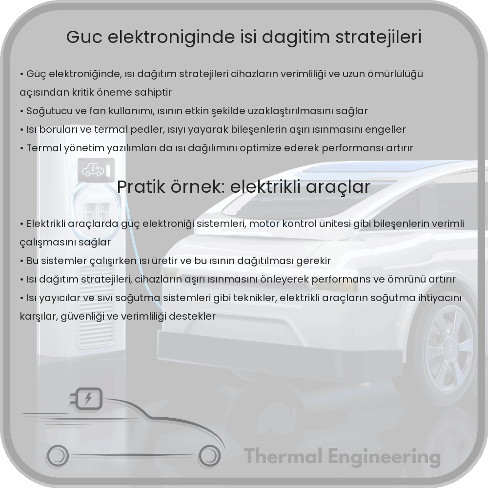 Güç Elektroniğinde Isı Dağıtım Stratejileri