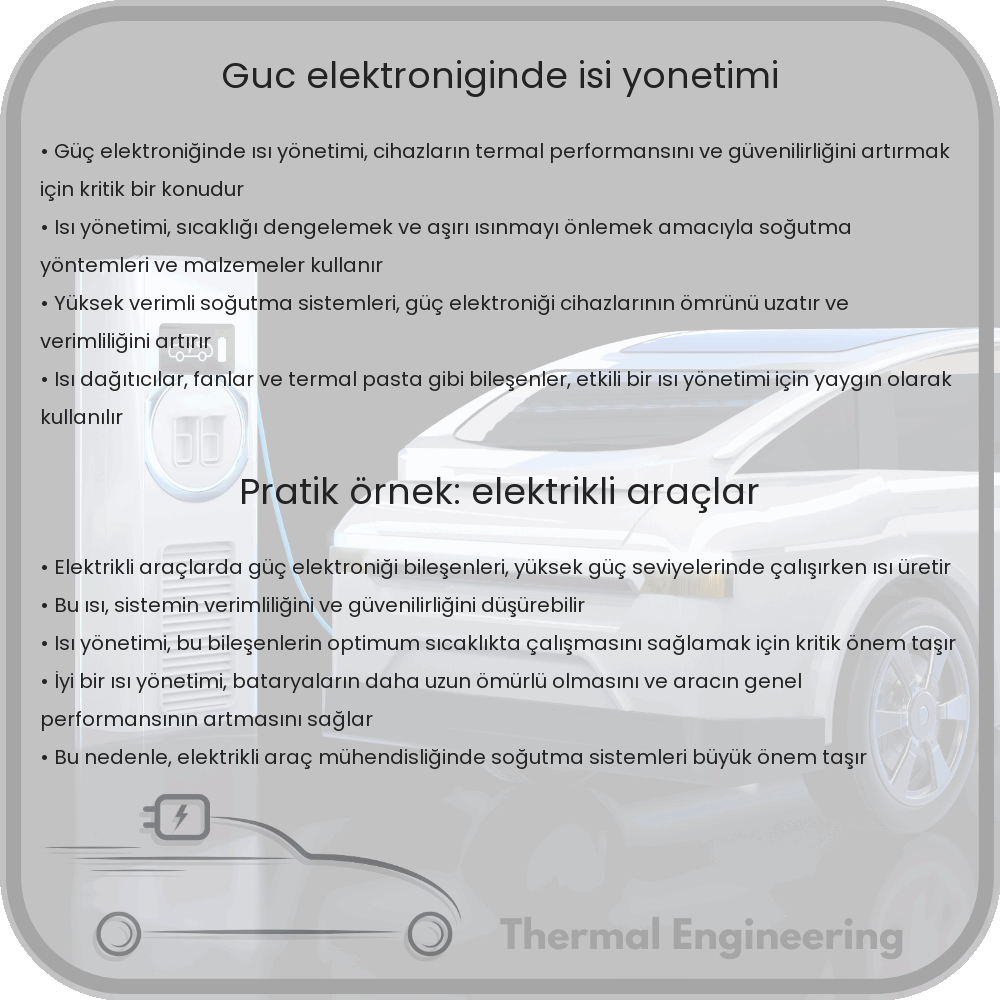Güç Elektroniğinde Isı Yönetimi