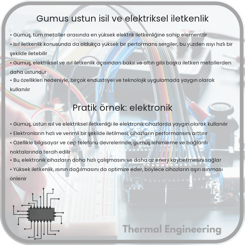Gümüş | Üstün Isıl ve Elektriksel İletkenlik