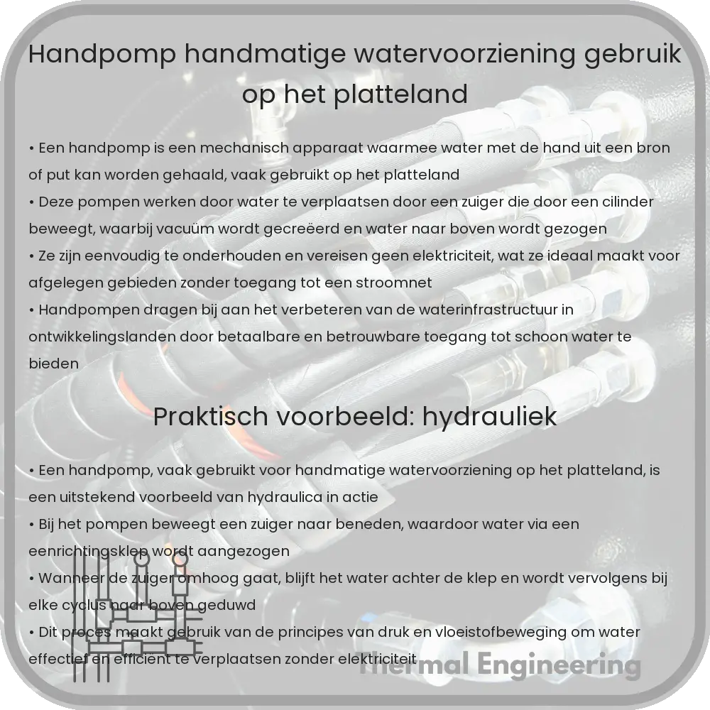 Handpomp | Handmatige Watervoorziening & Gebruik op het Platteland