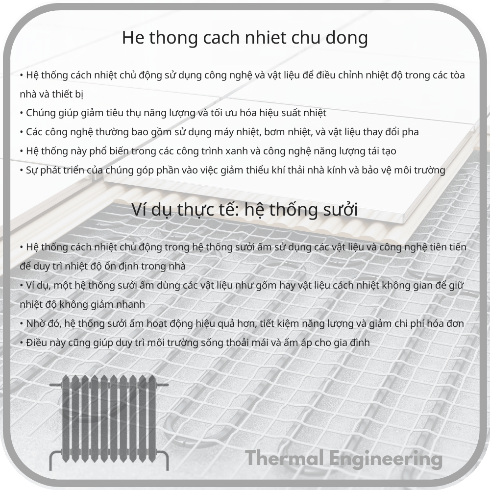 Hệ thống cách nhiệt chủ động