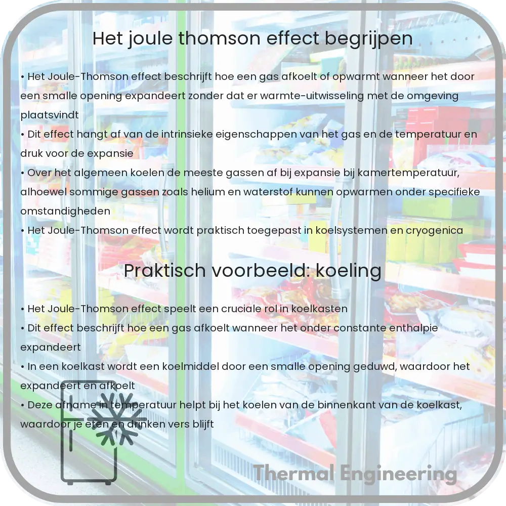 Het Joule-Thomson Effect Begrijpen