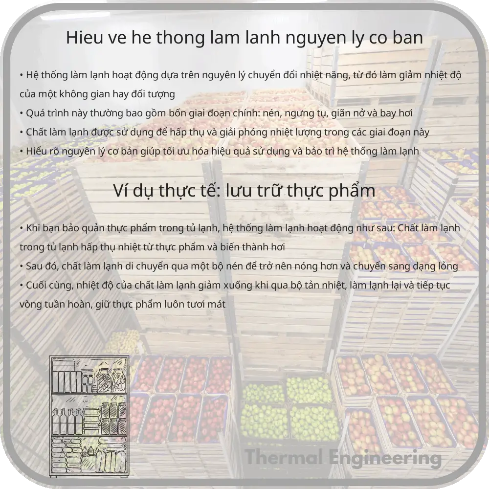 Hiểu Về Hệ Thống Làm Lạnh: Nguyên Lý Cơ Bản
