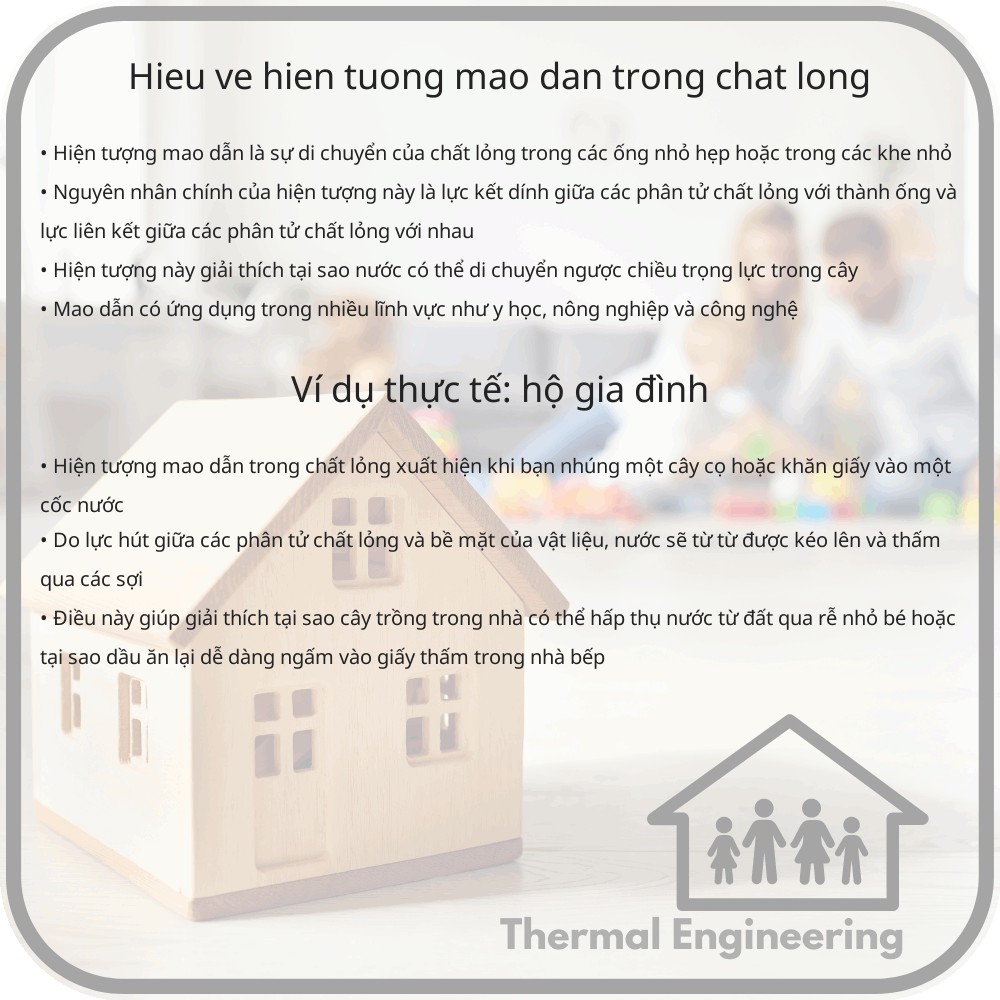 Hiểu Về Hiện Tượng Mao Dẫn Trong Chất Lỏng