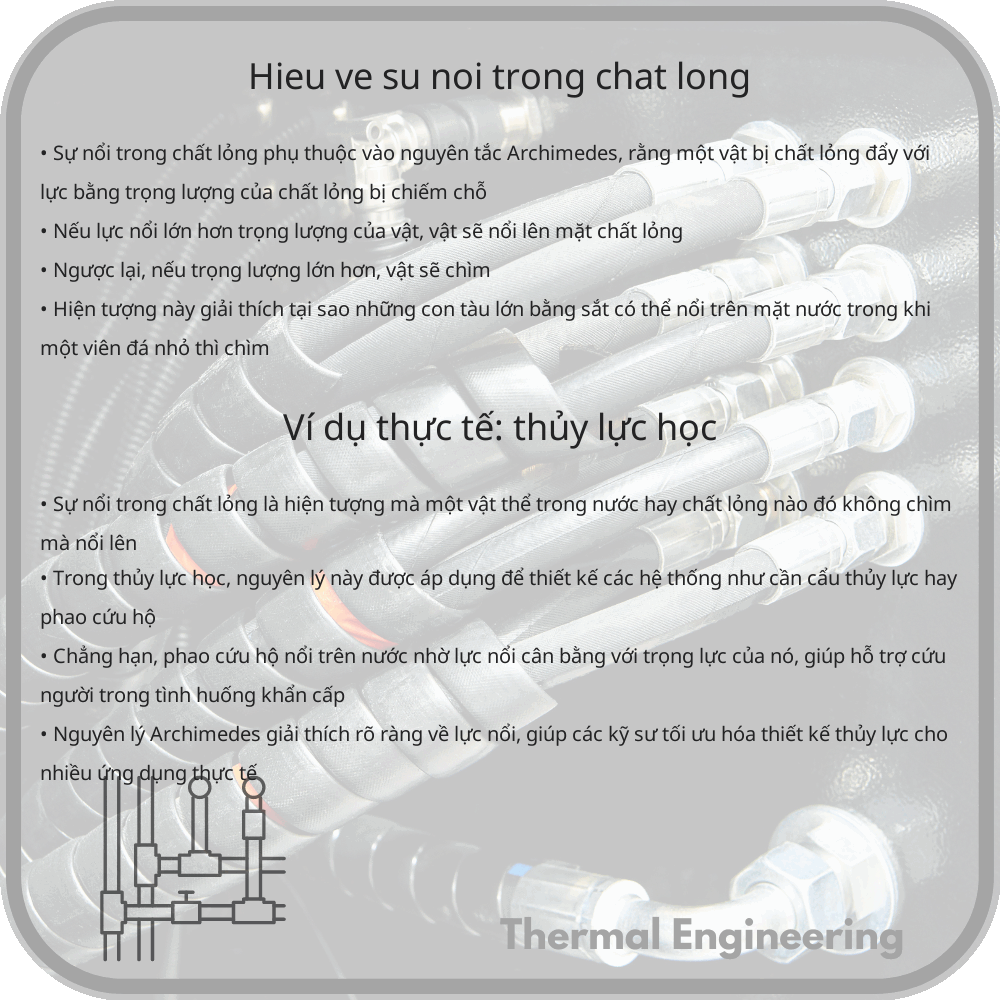 Hiểu về Sự Nổi trong Chất Lỏng