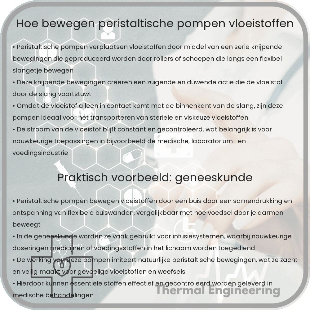 Hoe Bewegen Peristaltische Pompen Vloeistoffen?