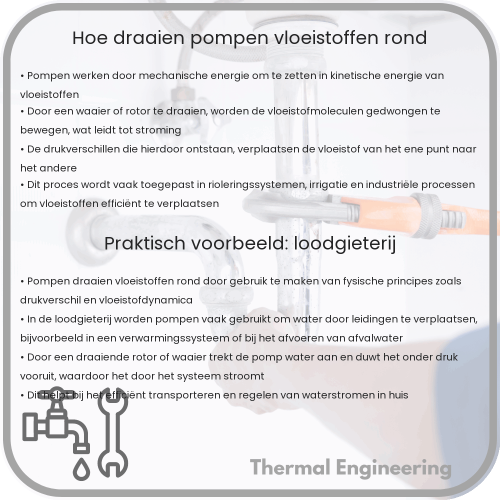 Hoe Draaien Pompen Vloeistoffen Rond?