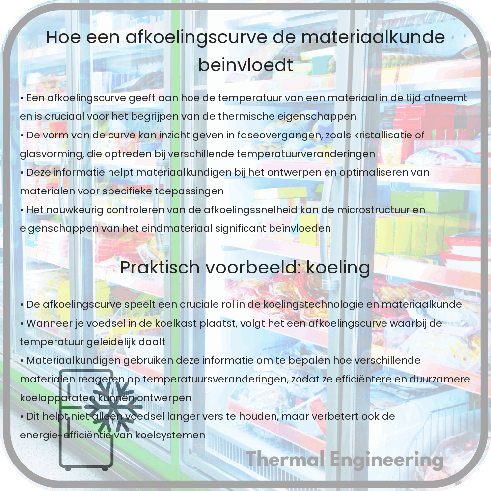 Hoe een afkoelingscurve de materiaalkunde beïnvloedt
