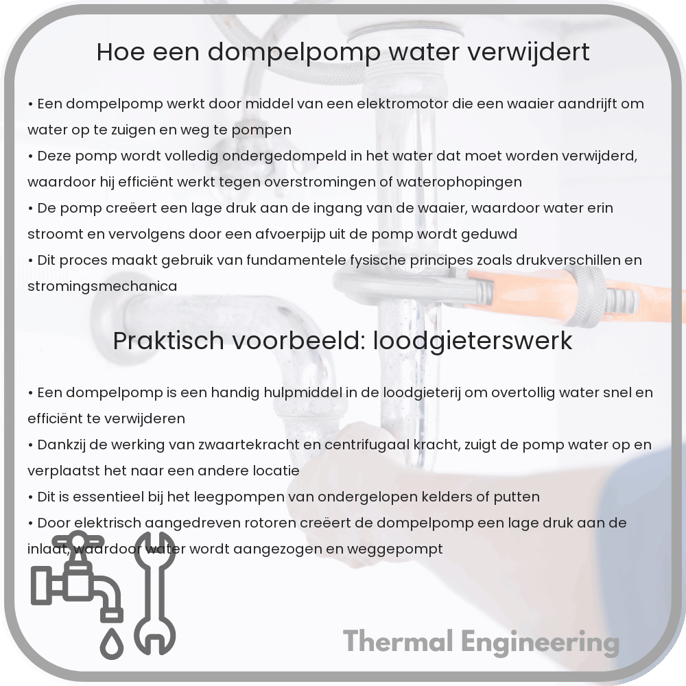 Hoe een dompelpomp water verwijdert