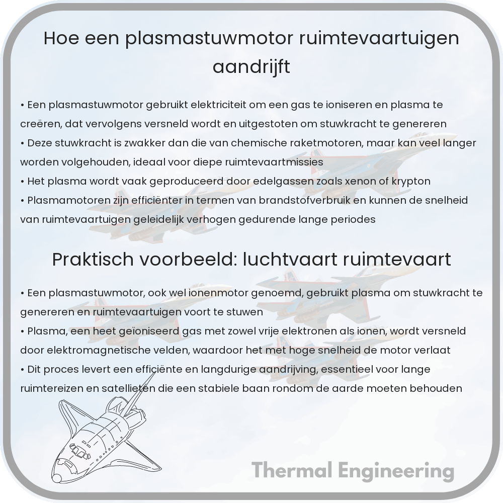 Hoe een plasmastuwmotor ruimtevaartuigen aandrijft
