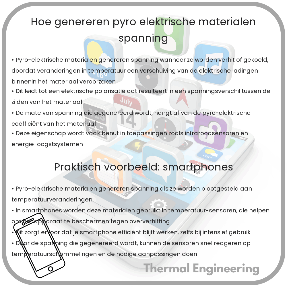 Hoe genereren pyro-elektrische materialen spanning
