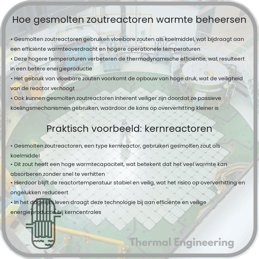 Hoe gesmolten zoutreactoren warmte beheersen