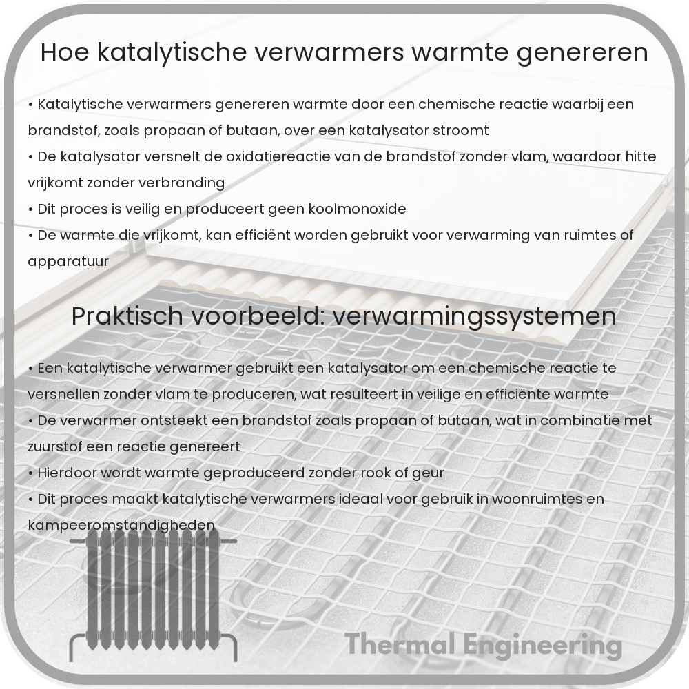 Hoe katalytische verwarmers warmte genereren