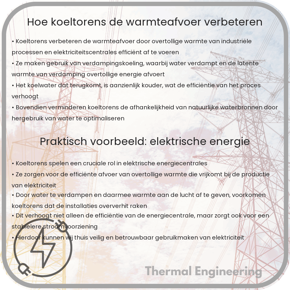 Hoe koeltorens de warmteafvoer verbeteren