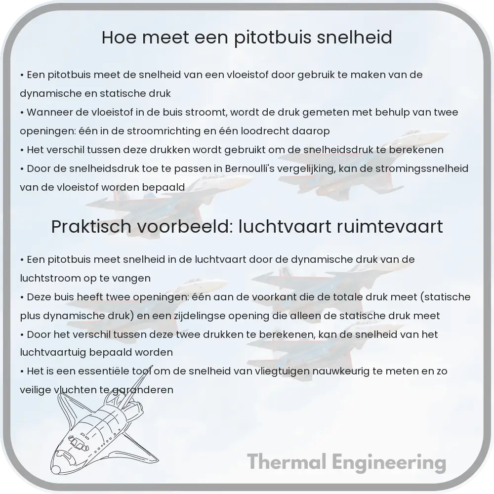 Hoe meet een pitotbuis snelheid?