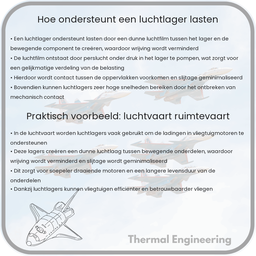 Hoe ondersteunt een luchtlager lasten