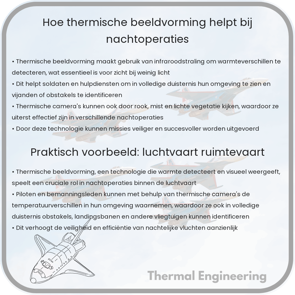 Hoe thermische beeldvorming helpt bij nachtoperaties