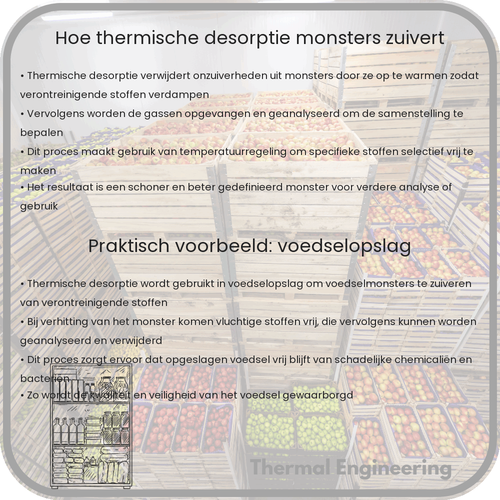 Hoe thermische desorptie monsters zuivert