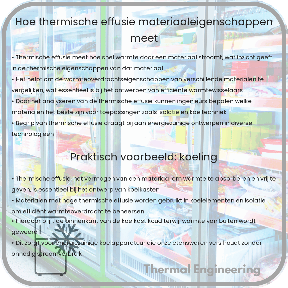 Hoe thermische effusie materiaaleigenschappen meet