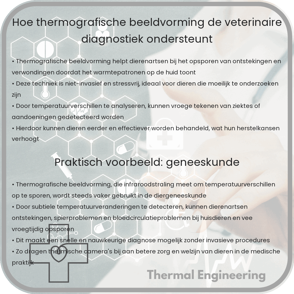 Hoe thermografische beeldvorming de veterinaire diagnostiek ondersteunt